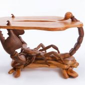 Ručne vyrobený stôl Śkorpion