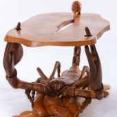 Ručne vyrobený stôl Śkorpion