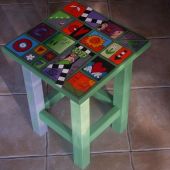 Maľovaný stolček - To be in love